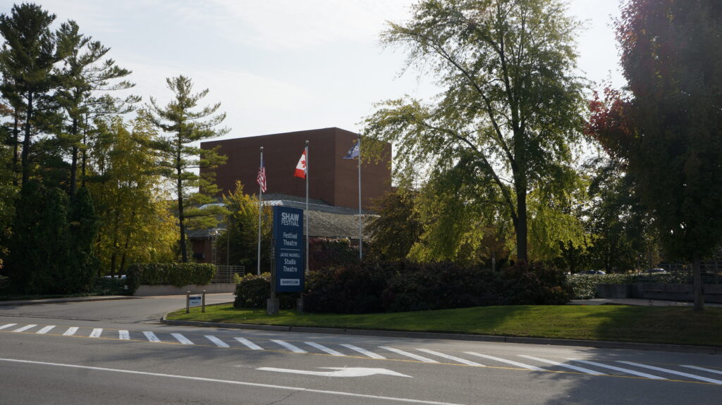 Exterior of the Shaw Festival Theatre in Niagara-on-the-Lake, Ontario